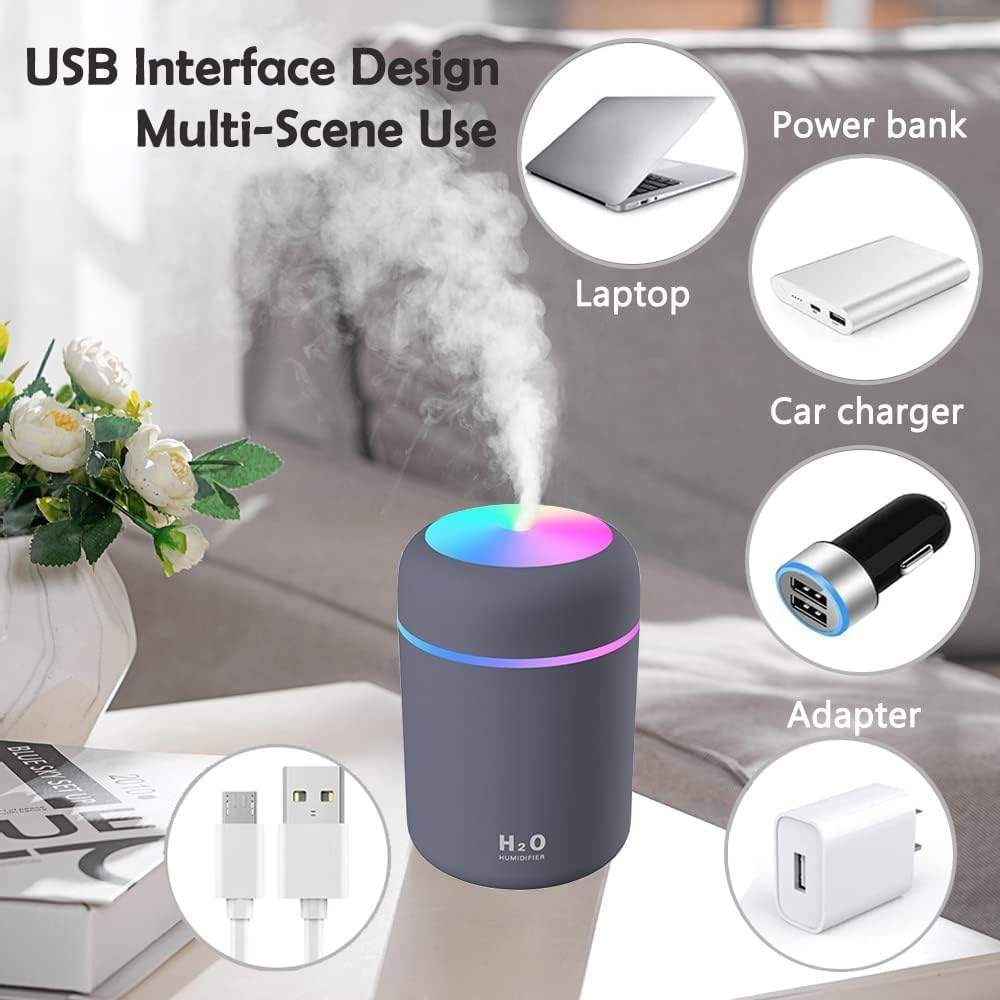 Humidifire for Room Moisture, Aroma Diffuser for Home, Mist Maker, Cool Mist Humidifier, Small Quiet Air Humidifier, Ultrasonic Essential Oil Diffuser Electric (All) - Image 5