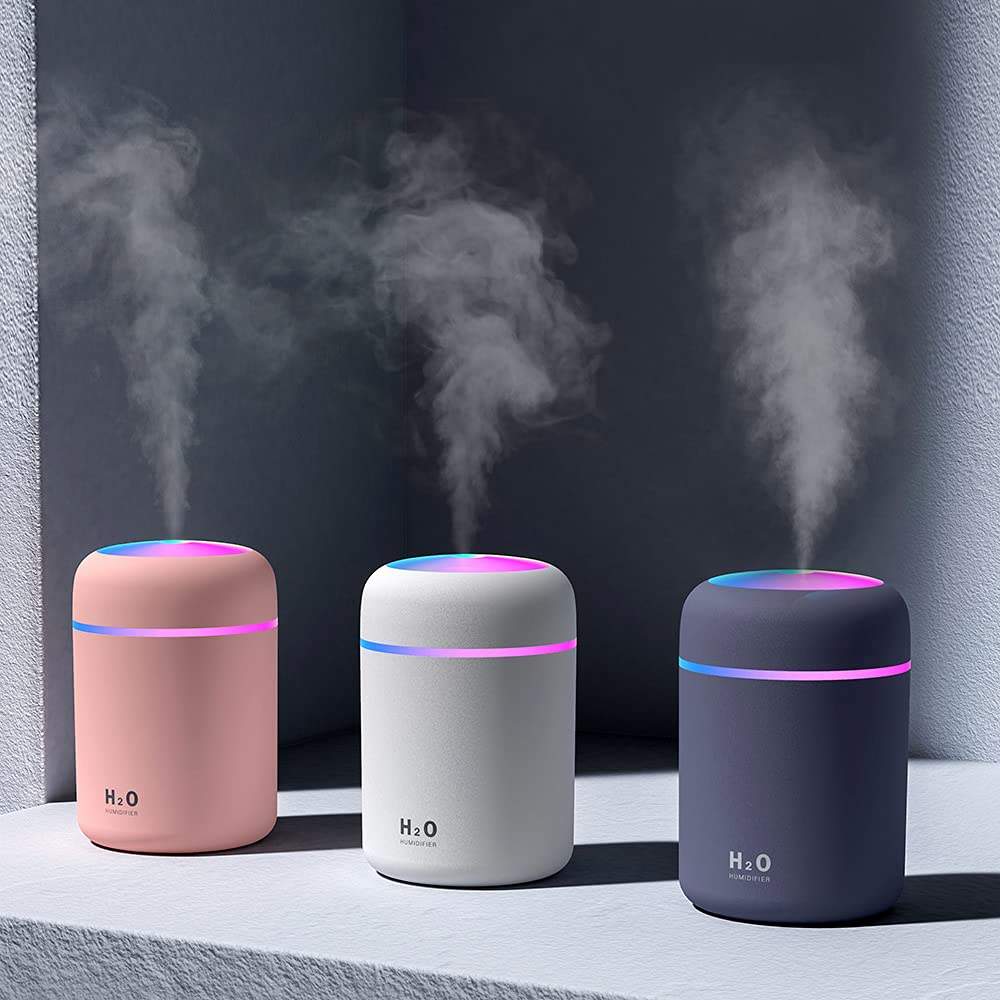 Humidifire for Room Moisture, Aroma Diffuser for Home, Mist Maker, Cool Mist Humidifier, Small Quiet Air Humidifier, Ultrasonic Essential Oil Diffuser Electric (All) - Image 2