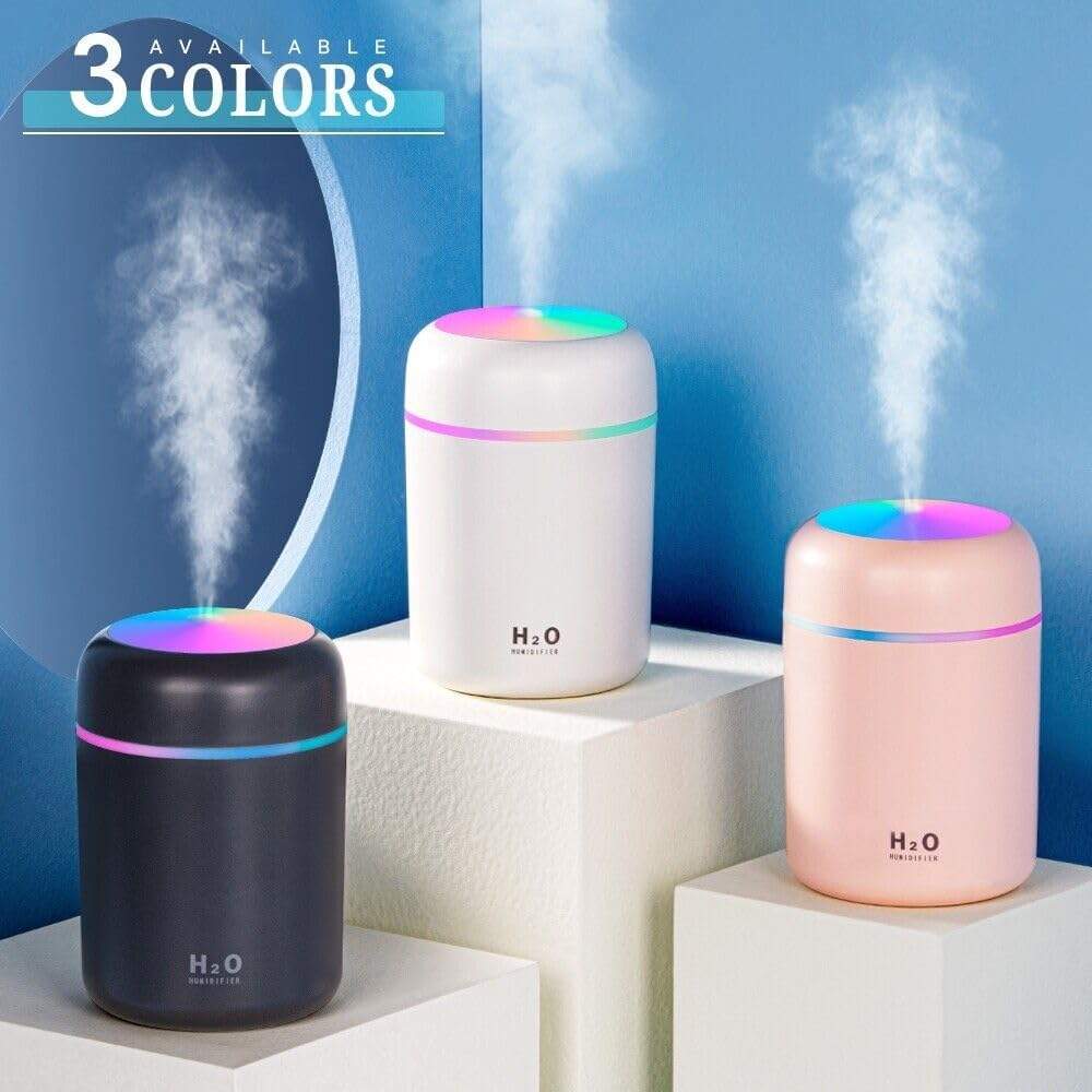 Humidifire for Room Moisture, Aroma Diffuser for Home, Mist Maker, Cool Mist Humidifier, Small Quiet Air Humidifier, Ultrasonic Essential Oil Diffuser Electric (All) - Image 3